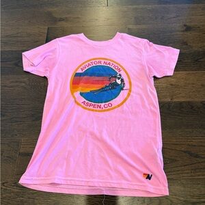 Aviator Nation Pink Aspen Graphic Tee